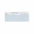 Dallas Award Ribbon w/ Silver Foil Print (4"x1 5/8")